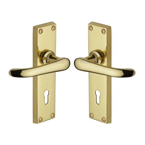 Windsor Door Handle on Plate