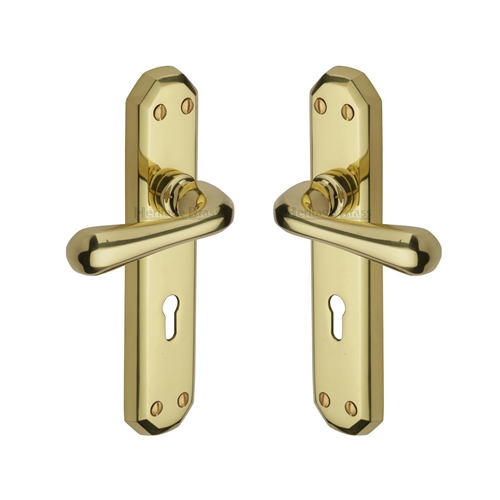 Charlbury Door Handle on Plate