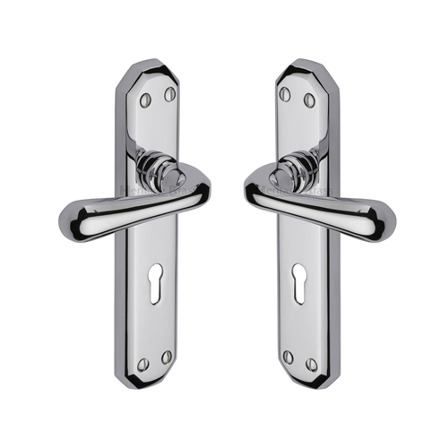 Charlbury Door Handle on Plate
