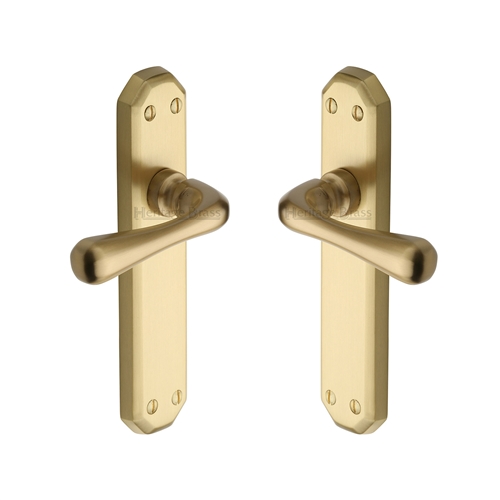 Charlbury Door Handle on Plate