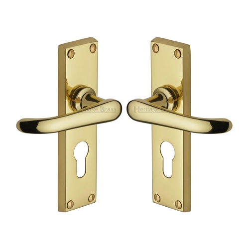 Windsor Door Handle on Plate