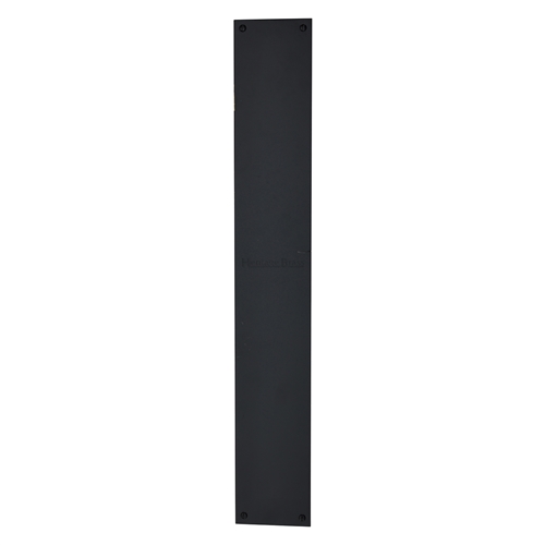 Flat Fingerplate in Matt Black