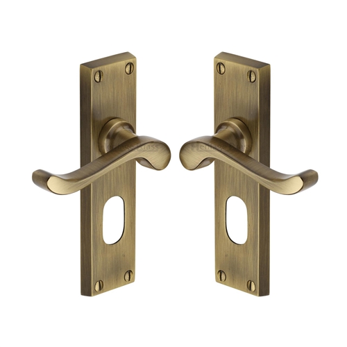 Bedford Door Handle on Plate