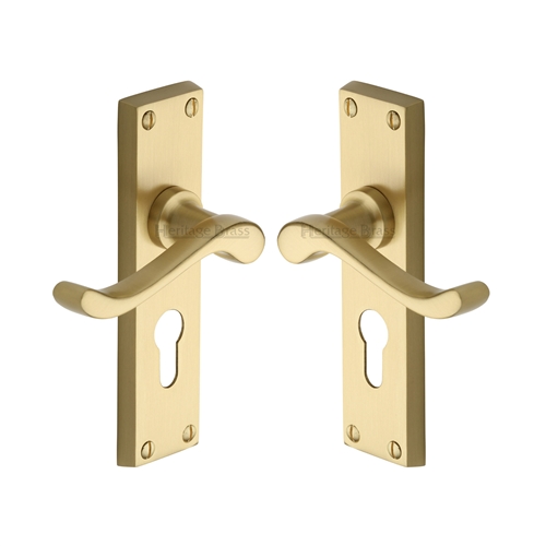 Bedford Door Handle on Plate