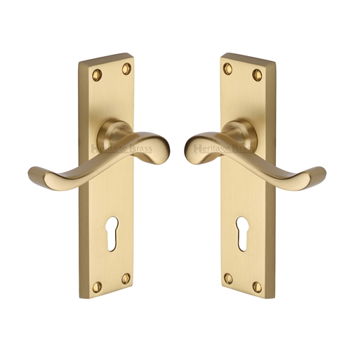 Bedford Door Handle on Plate