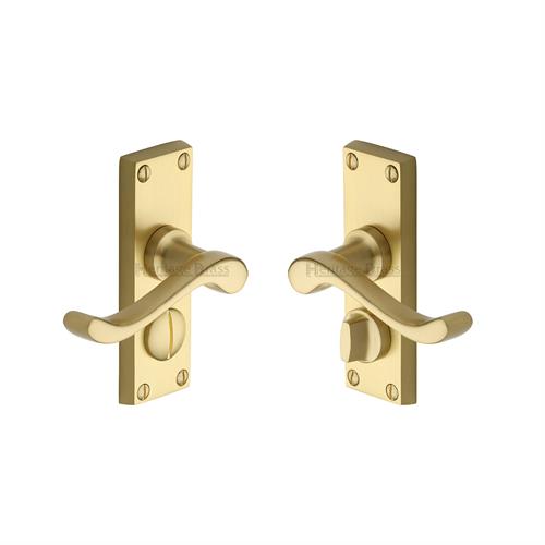 Bedford Short Door Handle on Plate