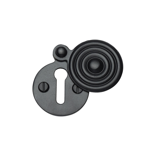 Standard Covered Key Escutcheon Reeded - V972