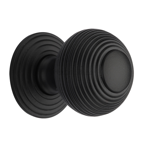 Reeded Cabinet Knob with Base