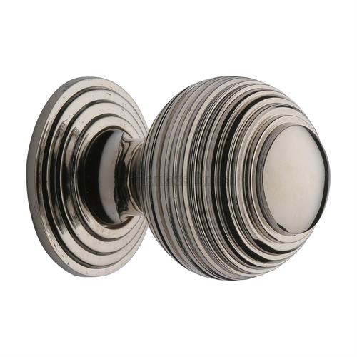 Reeded Cabinet Knob with Base