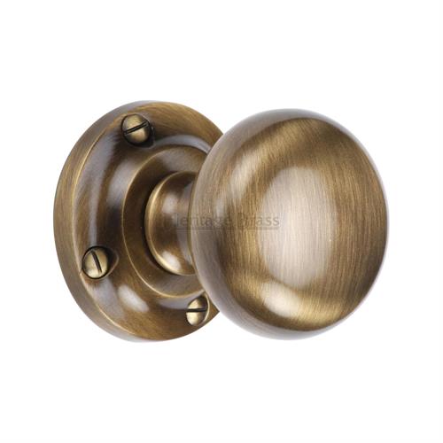 Victoria Door Knob on Rose