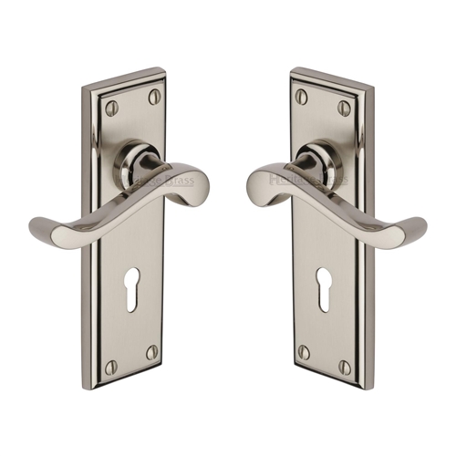 Edwardian Door Handle on Plate