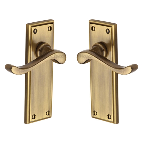 Edwardian Door Handle on Plate