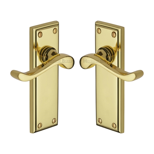 Edwardian Door Handle on Plate