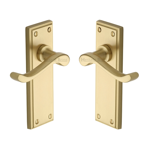 Edwardian Door Handle on Plate