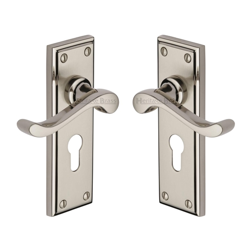 Edwardian Door Handle on Plate