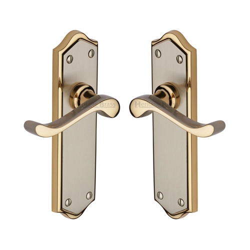 Buckingham Door Handle on Plate