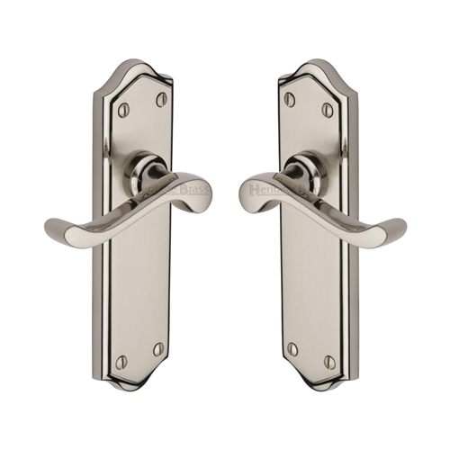 Buckingham Door Handle on Plate