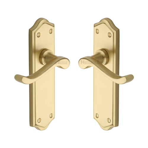 Buckingham Door Handle on Plate