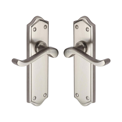 Buckingham Door Handle on Plate