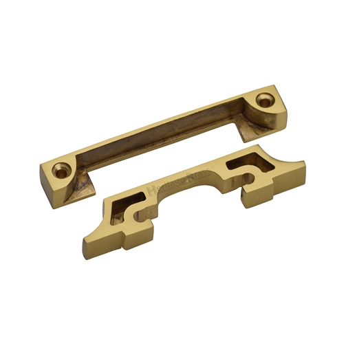 Tubular Latch Rebate Kit in Satin Brass
