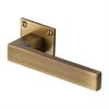 Door Handles on Square Rose