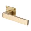 Door Handles on Square Rose