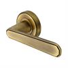 Door Handles on Round Rose