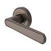 Door Handles on Round Rose