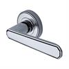 Door Handles on Round Rose