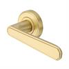 Door Handles on Round Rose