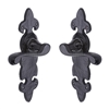 Door Handles on Plate