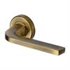 Door Handles on Round Rose