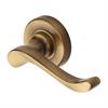 Door Handles on Round Rose