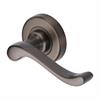 Door Handles on Round Rose