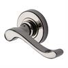 Door Handles on Round Rose