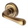 Door Handles on Round Rose