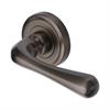 Door Handles on Round Rose