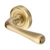 Door Handles on Round Rose