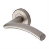 Door Handles on Round Rose