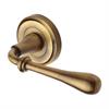 Door Handles on Round Rose