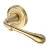 Door Handles on Round Rose