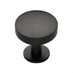 Domed Disc Cabinet Knob with Rose