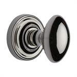 Chelsea Door Knob on Rose in Polished Nickel Finish