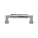 Hammered Bauhaus Cabinet Pull