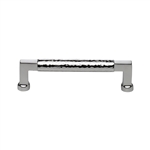 Hammered Bauhaus Cabinet Pull
