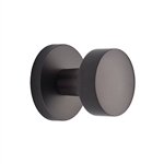 Knightsbridge Knurled Knob on Knurled Concealed base in Matt Bronze
