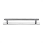 Knurled Cabinet Pull Handle with Plate