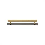 Knurled Cabinet Pull Handle with Plate