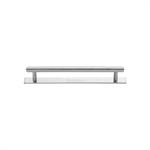 Knurled Cabinet Pull Handle with Plate