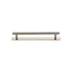 Knurled Cabinet Pull Handle with Plate